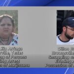 WATCH: Chase leads to marijuana bust, 2 arrests