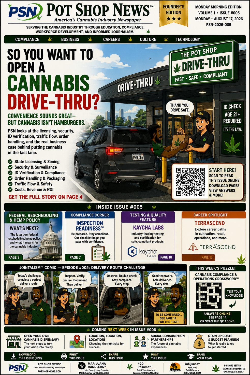 Pot Shop News Volume 1 Issue 005