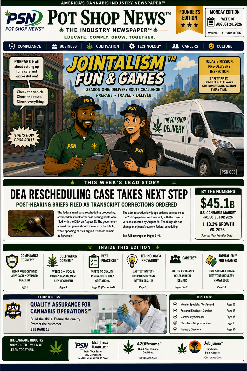 Pot Shop News Volume 1 Issue 006